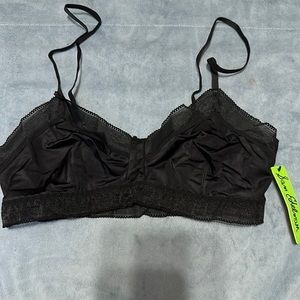NWT Sam Edelman black bralette size L